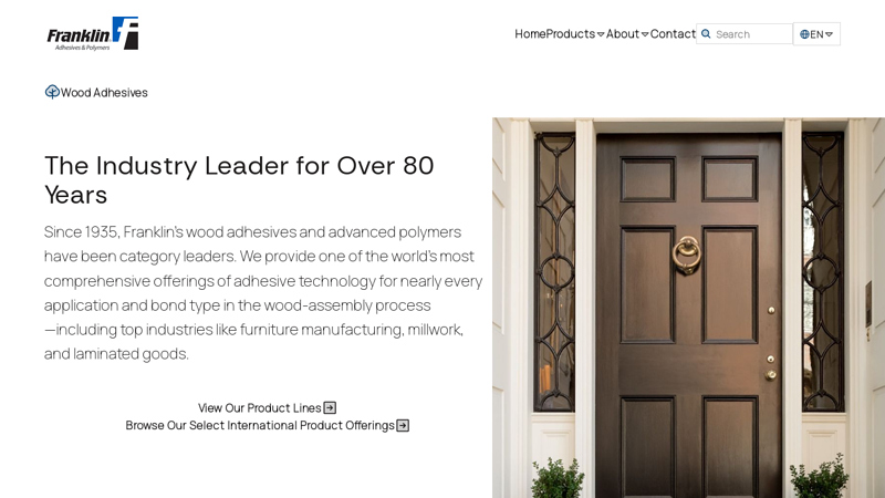 Trusted Wood Adhesive Products