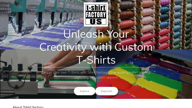 Tshirt Factory: Top T