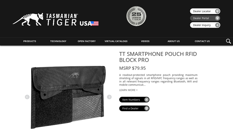 TT SMARTPHONE POUCH RFID BLOCK PRO