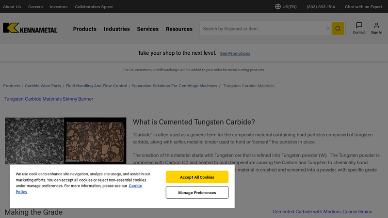 Tungsten Carbide Materials