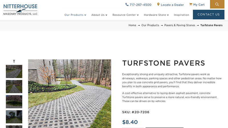 Turfstone Pavers - Concrete Grid Pavers