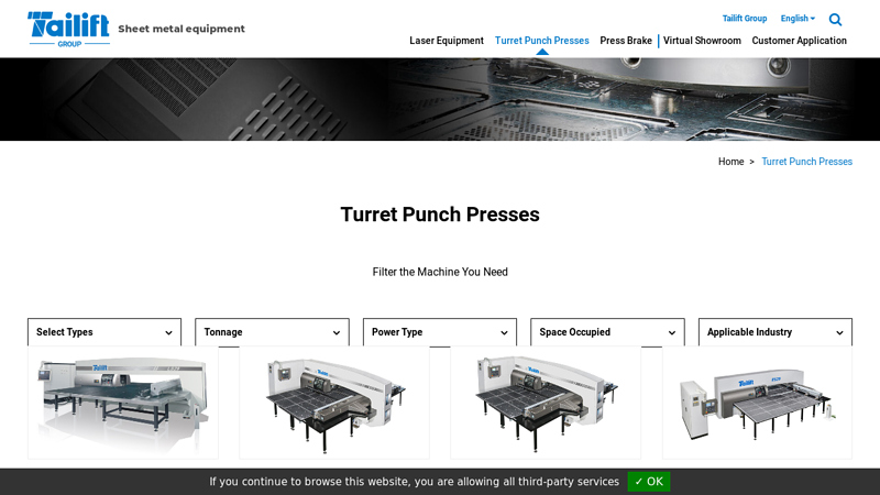 Turret Punch Presses Machine