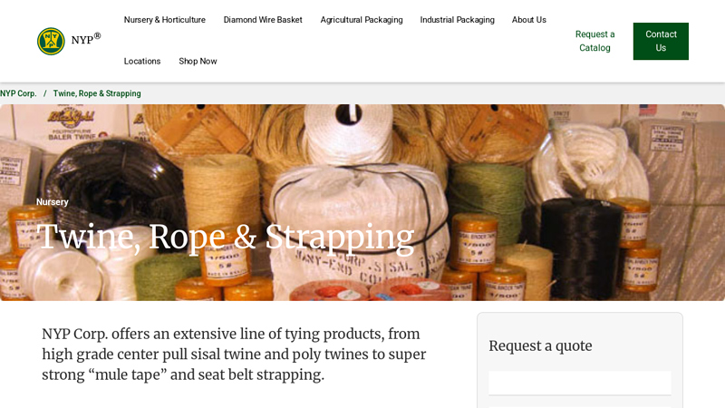 Twine, Rope & Strapping