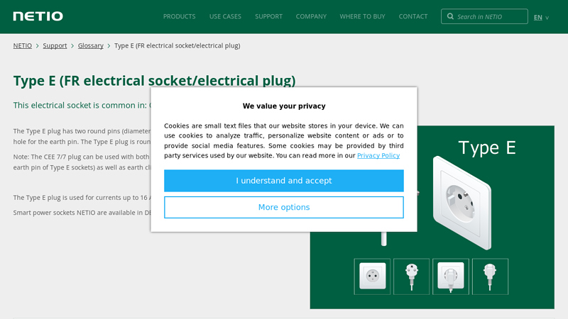 Type E (FR electrical socket/electrical plug)