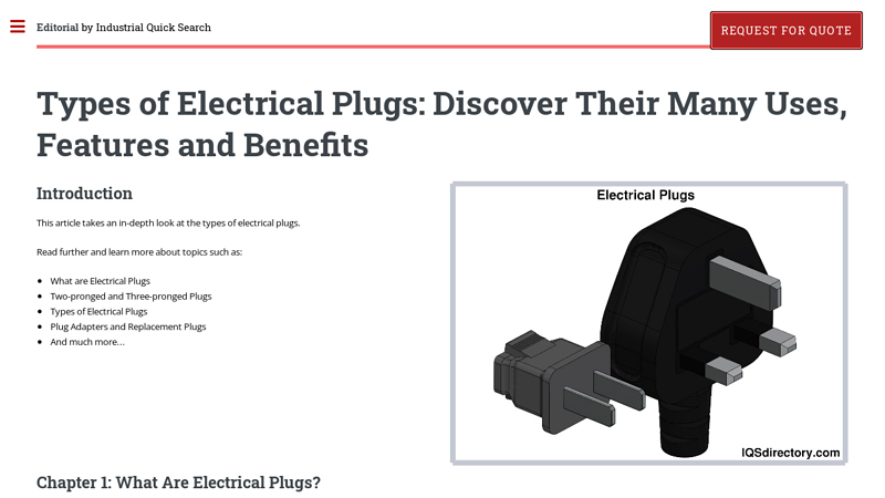 Types of Electrical Plugs