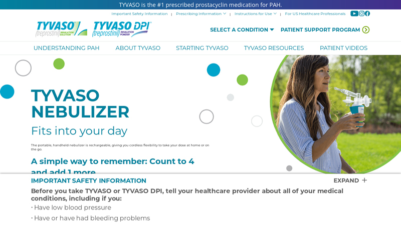 TYVASO® (treprostinil) Nebulizer