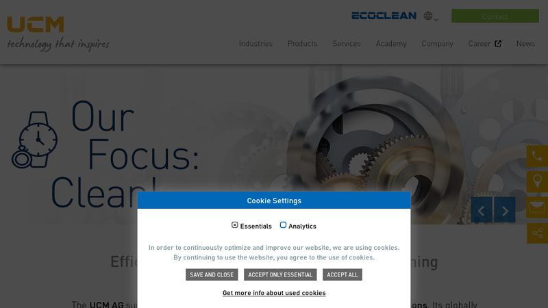 UCM Precision Cleaning