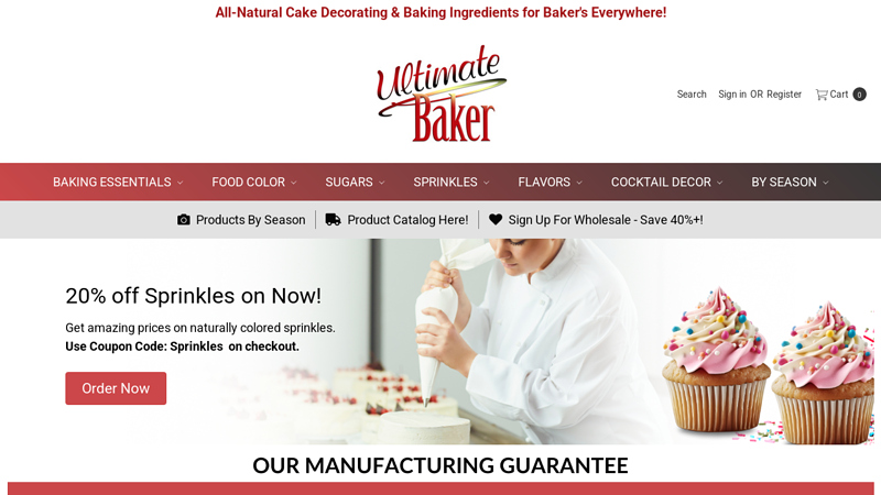 Ultimate Baker Cake & Baking Decorating Ingredients for Bakers ...