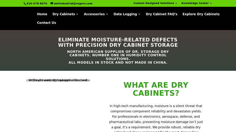 Ultra-Low Humidity Dry Cabinets