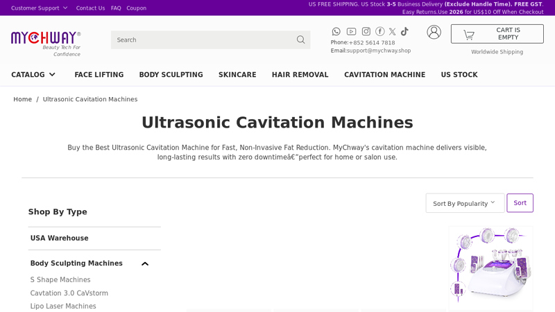 Ultrasonic Cavitation Machine for Sale ( & Salon)