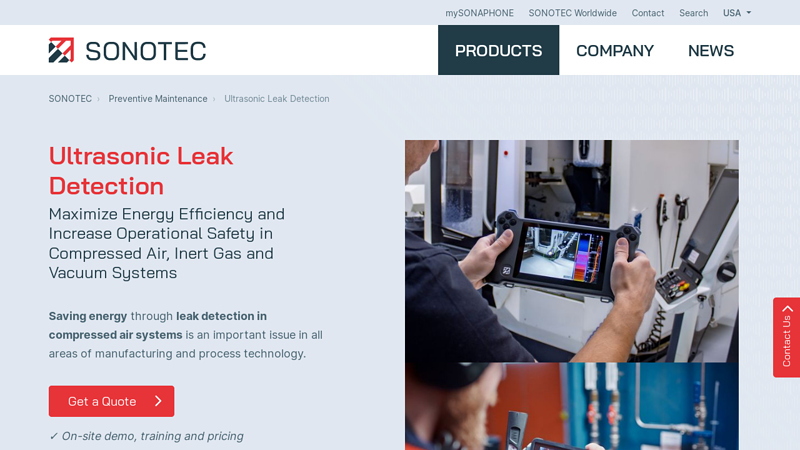 Ultrasonic Leak Detection