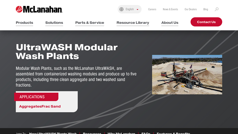 UltraWASH Modular Wash Plants