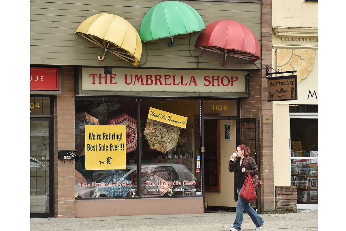 Umbrella Shop in Vancouver