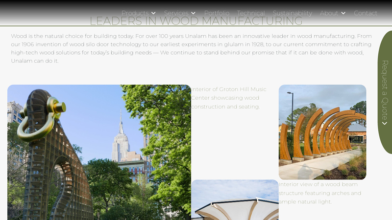 Unalam: Glulam Beam Manufacturers