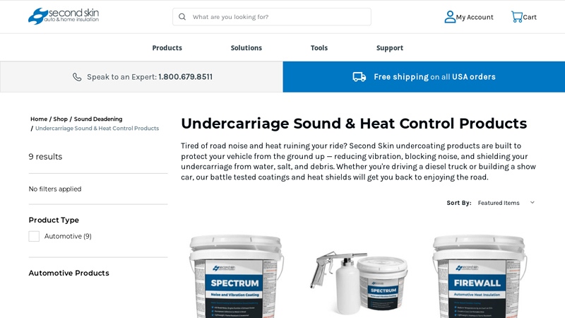 Undercarriage Sound & Heat Control Products