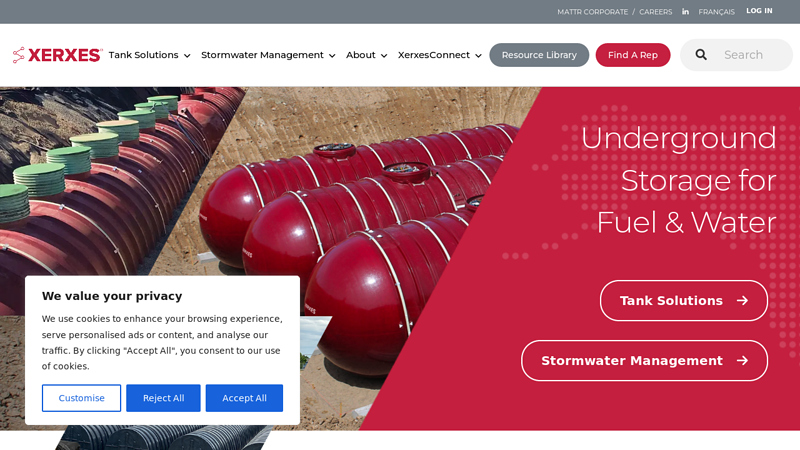 Underground Storage for Fuel, Water and Stormwater