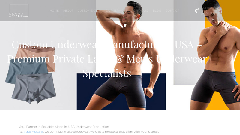 Underwear Manufacturers USA