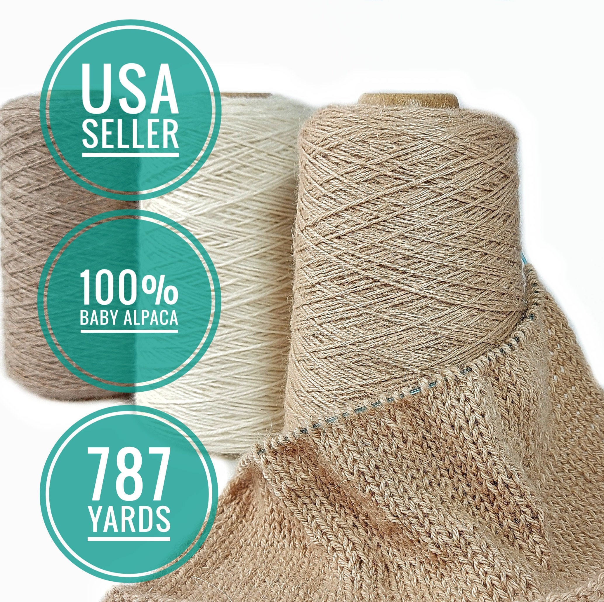 Undyed yarn