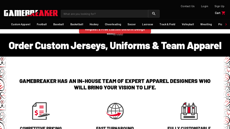 Uniforms - GameBreaker: Custom Jersey Builder