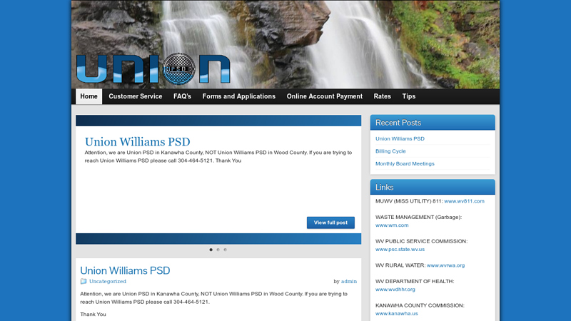 Union PSD » Union Public Service District