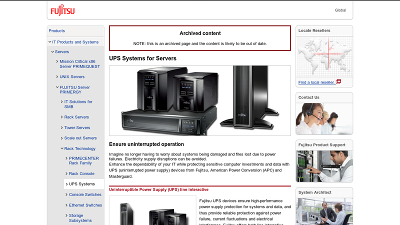 UPS Systems for Servers