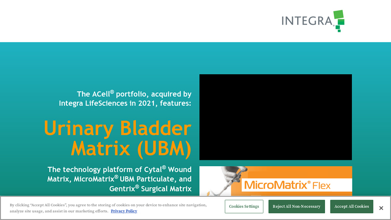 Urinary Bladder Matrix (UBM) Technology