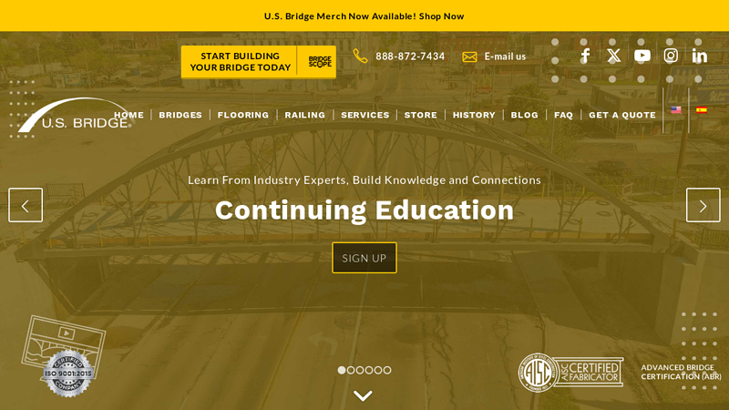 U.S. Bridge, the Leader in Bridge Building