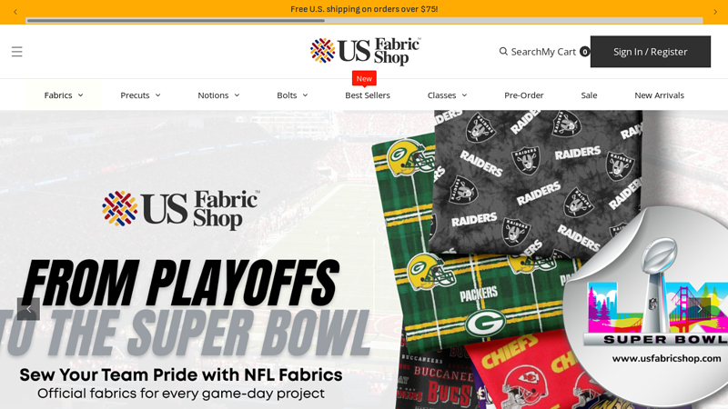 US Fabric Shop: Best Fabric store in Central North Carolina