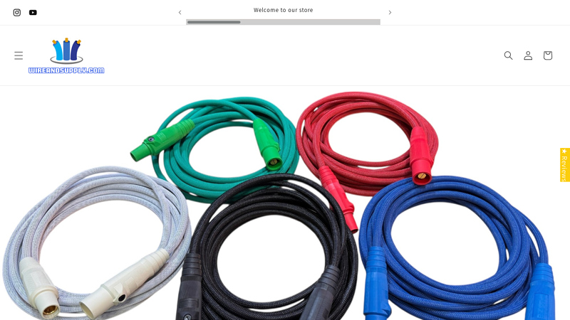 USA MADE EZGO Golf Cart Battery Cables