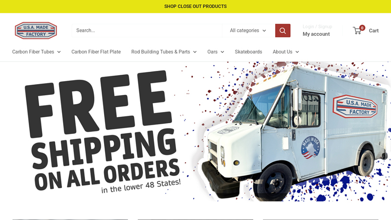 usa made factory homepage