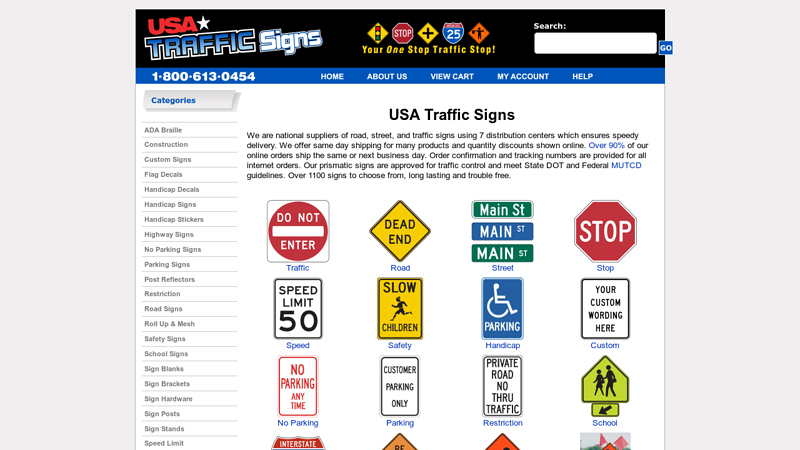 USA Traffic Signs