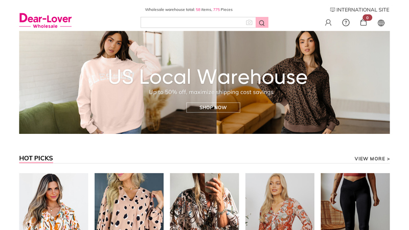 USA Warehouse Wholesale Clothing Women's Fashion Marketplace