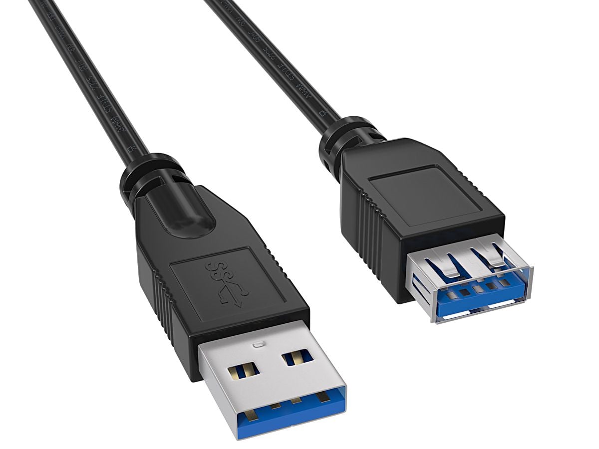 USB 3.0 A male to female extension cable