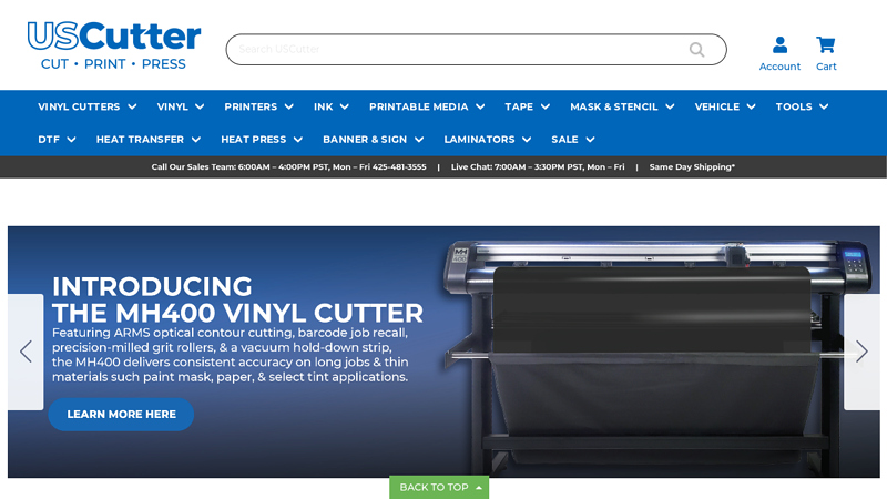 USCutter Sign Making and Custom Apparel Equipment and Supplies