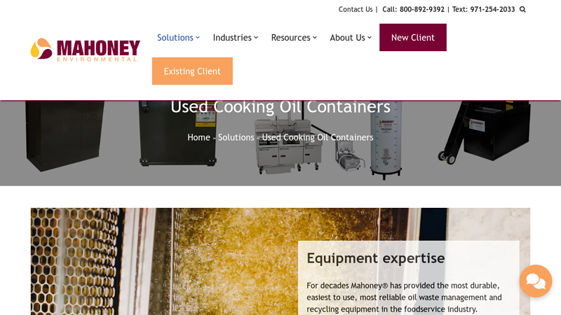 Used Cooking Oil Containers