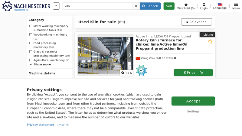 Used Kiln for sale on Machineseeker.com