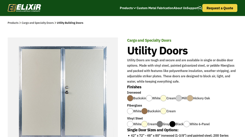 Utility Doors