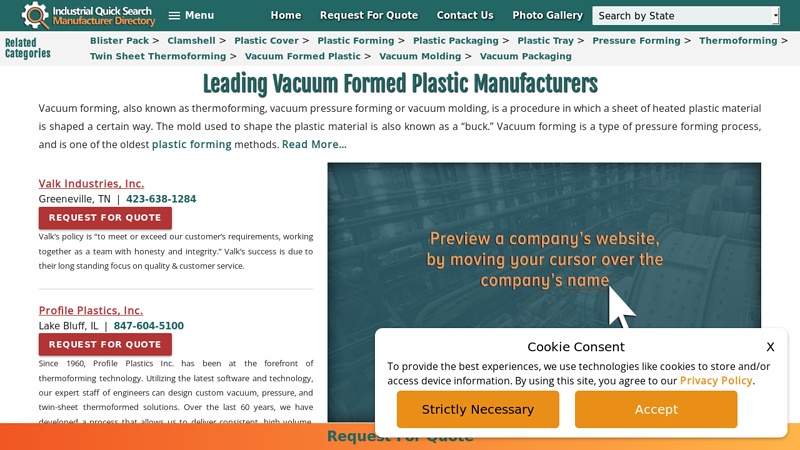 Vacuum Forming Companies