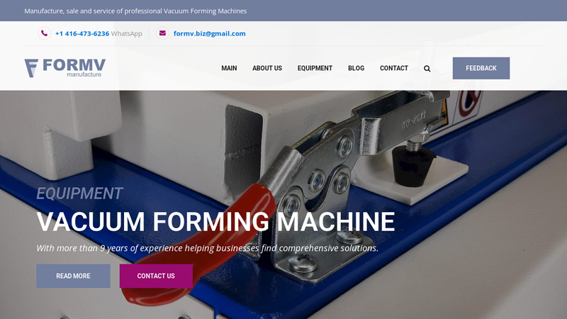 Vacuum Forming Machines from FORM-V