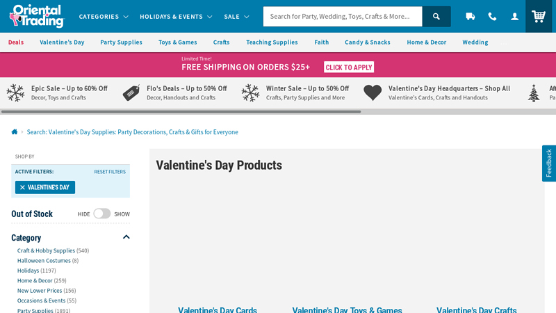 Valentine's Day Supplies & Gifts