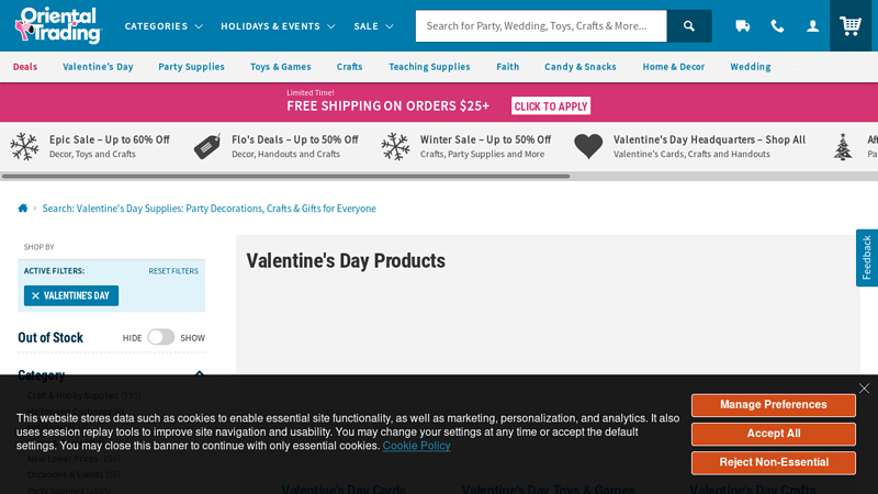 Valentine's Day Supplies & Gifts
