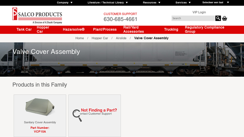 Valve Cover Assembly: Airslide: Hopper Car