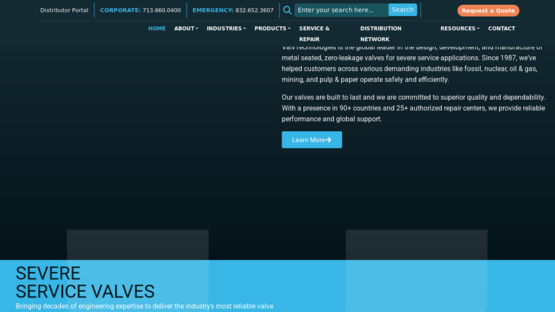 ValvTechnologies: Zero‑Leakage Valve Solutions
