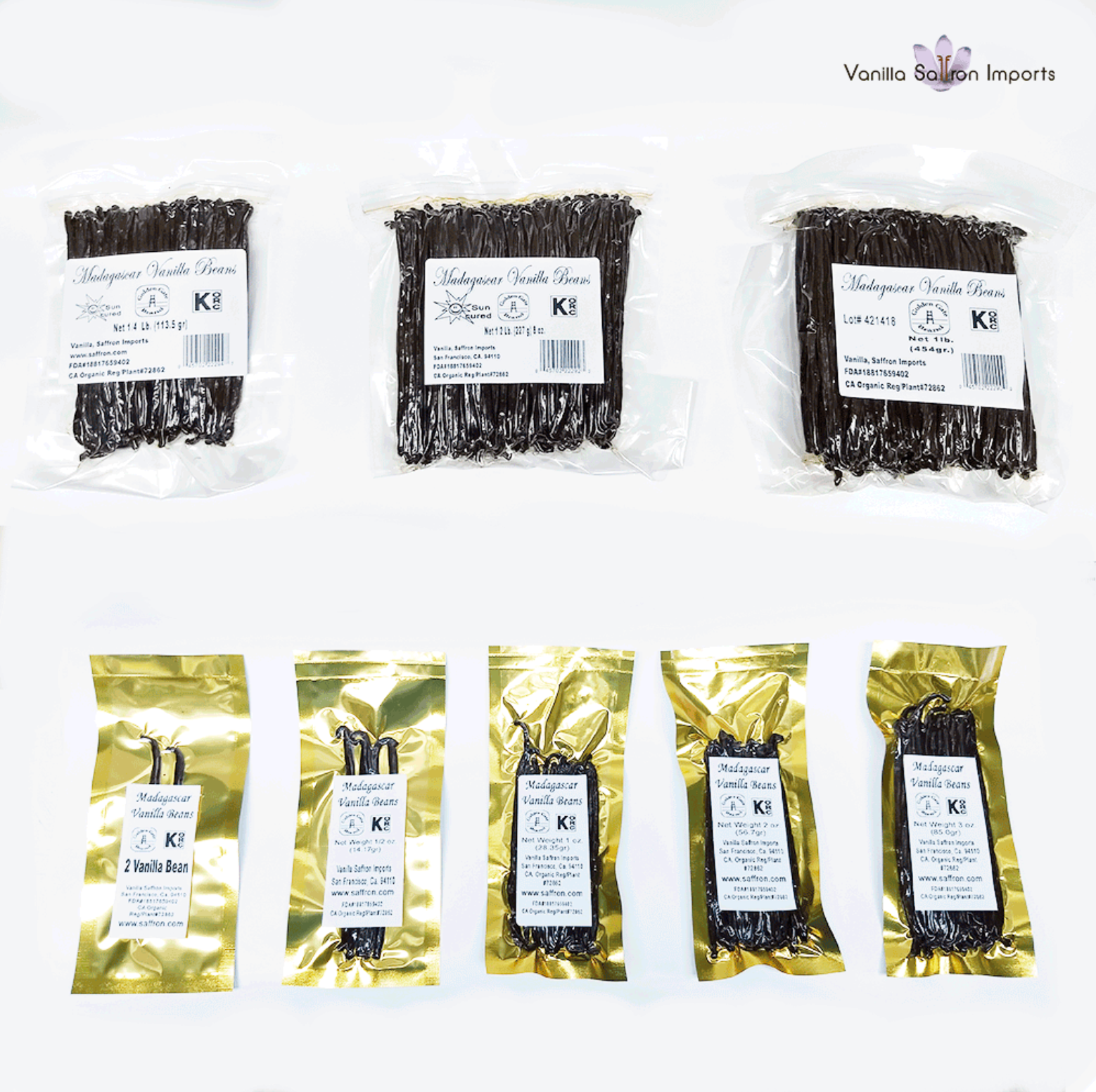 Vanilla, Saffron Imports