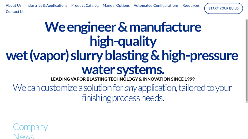 Vapor Blasting Systems by Wet Technologies