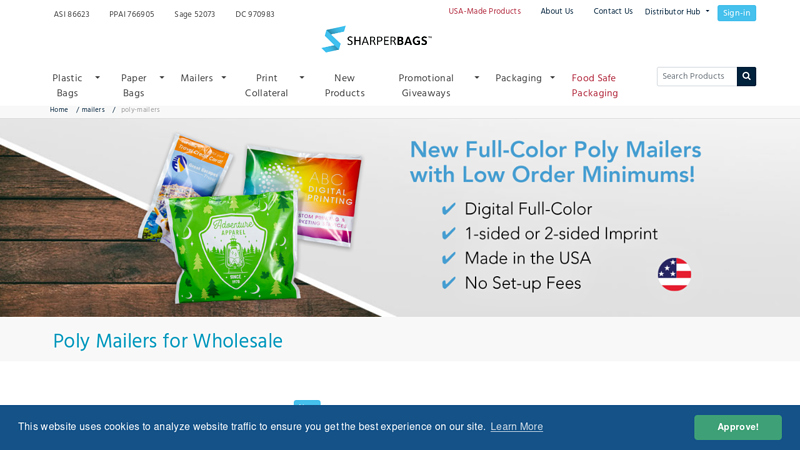 Variable Address Poly Mailers for Wholesale