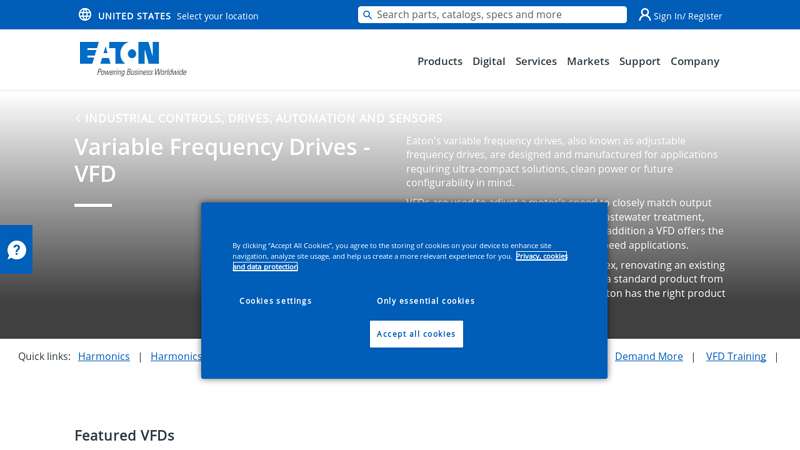 Variable frequency drives