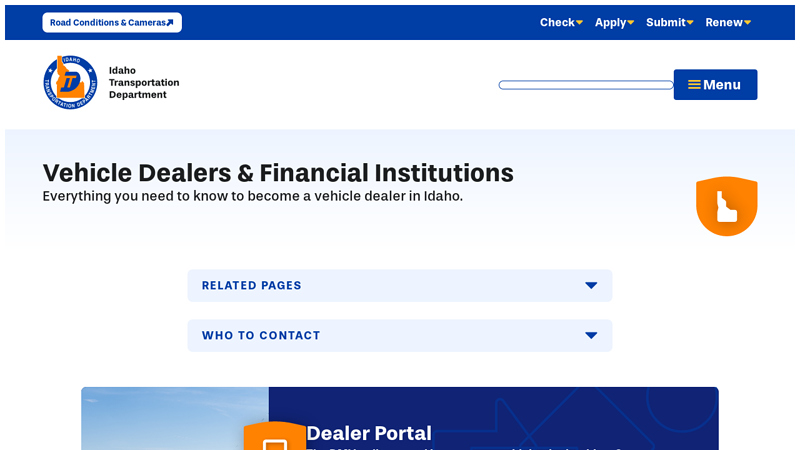 Vehicle Dealers & Financial Institutions