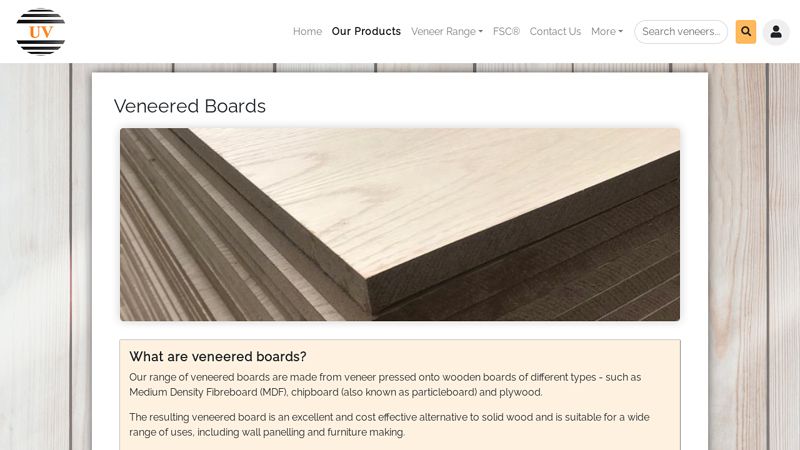 Veneered Boards