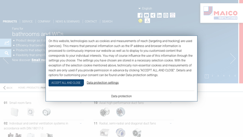 Ventilation solutions for residential and industrial use